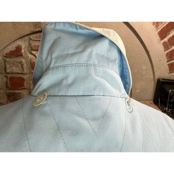 Jacket 1980s hood blue cream - Picture 8 of 13